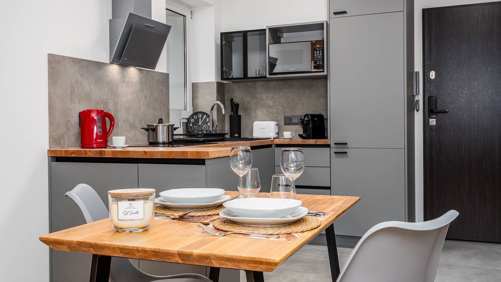 Appartement de vacances entier, Appartement de vacances pour 2 personnes avec balcon in Varsovie, Mazovie