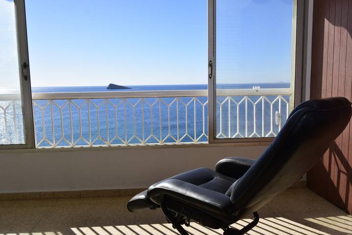 Vakantiewoning voor 6 personen, met uitzicht op zee en terras, met huisdier in Benidorm