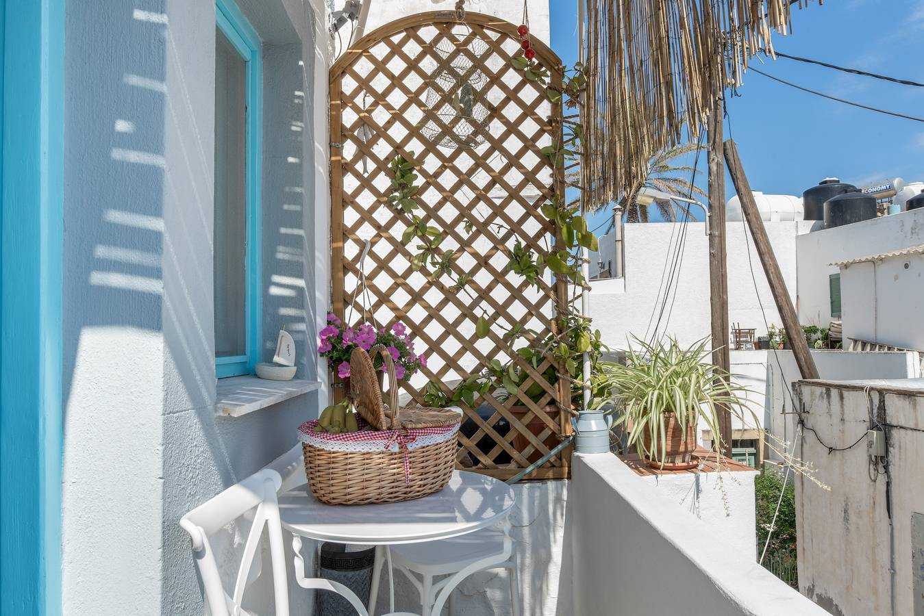 Monolocale intero, Sokaki Patmos house con balcone privato e vista in Skala (Patmos), Dodecaneso