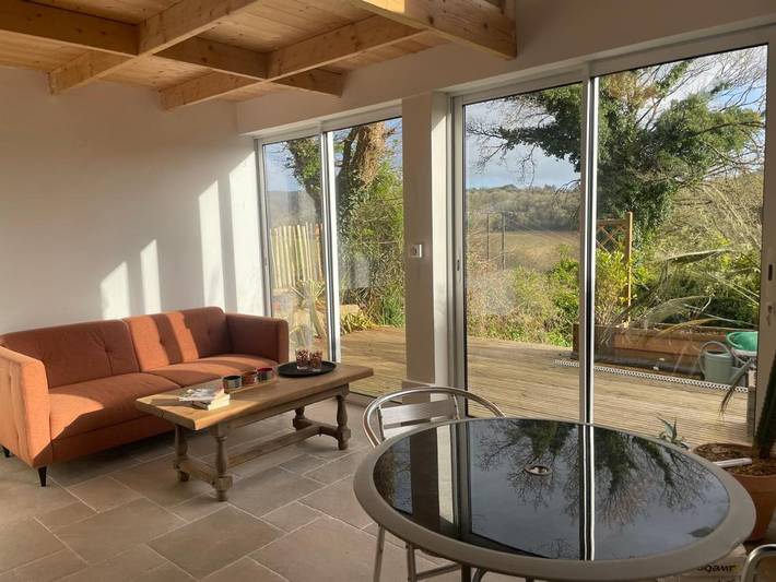 Maison de vacances pour 2 personnes, avec Balcon ainsi que Terrasse et Vue