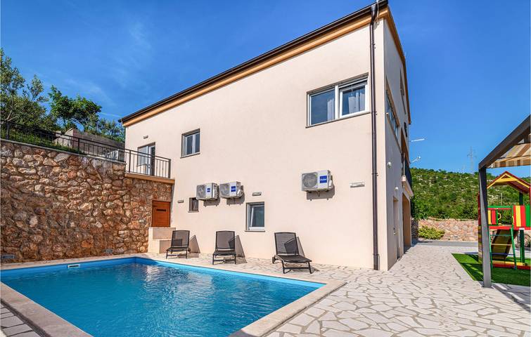 Ferienhaus für 9 Personen, mit Ausblick und Terrasse sowie Pool, mit Haustier in Jasenice - 3