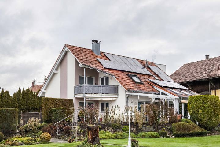 Ferienwohnung für 5 Personen, mit Balkon in Oberschwaben