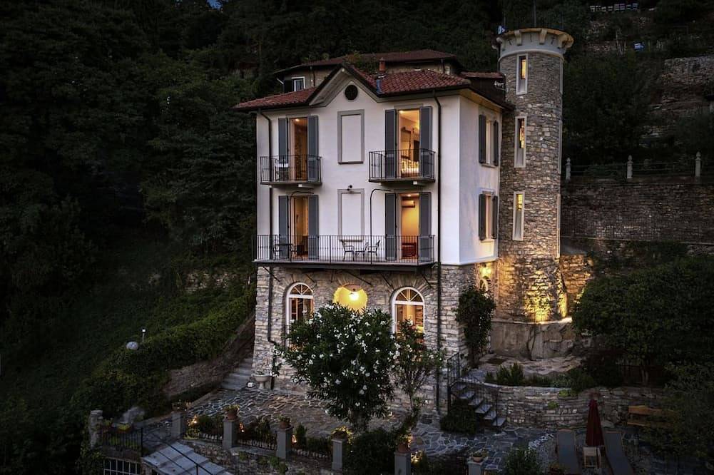 Villa La Solitaria in Blevio, Comer See