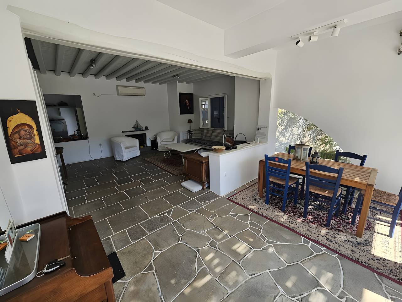 Ferienhaus „Villa Thalassa - Vathy“ mit Meerblick, Wlan und Klimaanlage in Vathi Strand, Kykladen