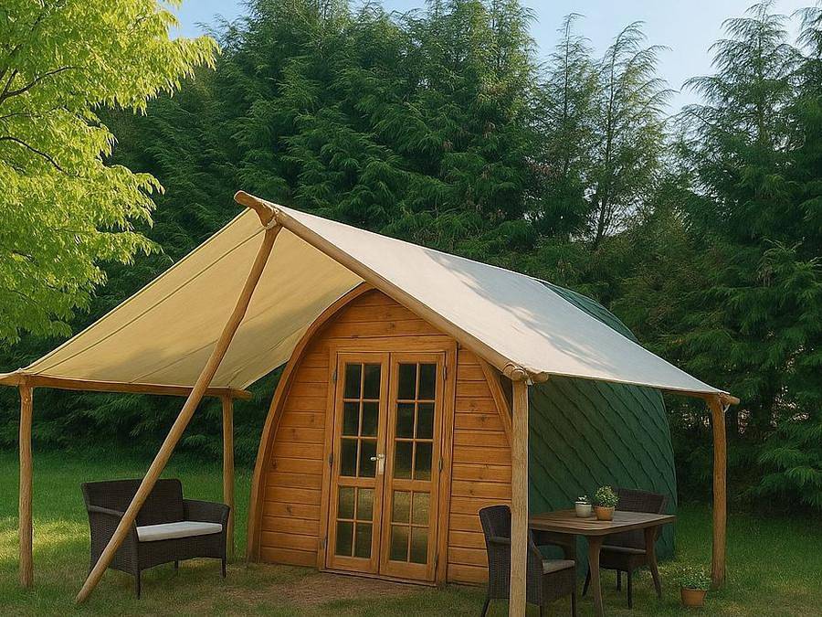 Camping des deux Séquoias - Casa pequeña 2 personas - Pod inusual ( 1 o 2 personas ) in La Cavalerie, Parc naturel régional des Grands Causses
