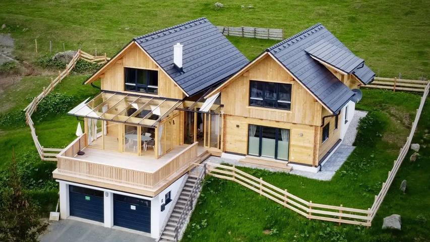 Chalet für 14 Personen, mit Garten und Sauna am Falkertsee