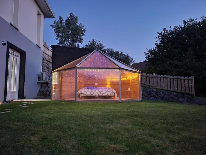 Location de vacances pour 2 personnes, avec Jacuzzi et Terrasse ainsi que Jardin et Sauna dans Rinxent