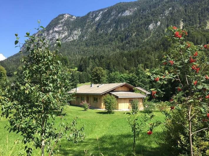 Ferienhaus für 8 Personen, mit Terrasse und Garten sowie Sauna in Unken