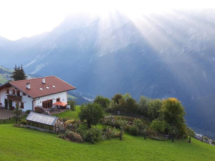 Ferienwohnung für 5 Personen, mit Sauna und Ausblick sowie Garten, kinderfreundlich - 1