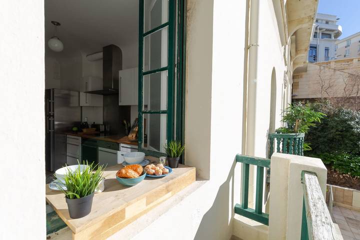 Gîte pour 4 personnes, avec balcon, adapté aux familles dans Casino de Biarritz - 3