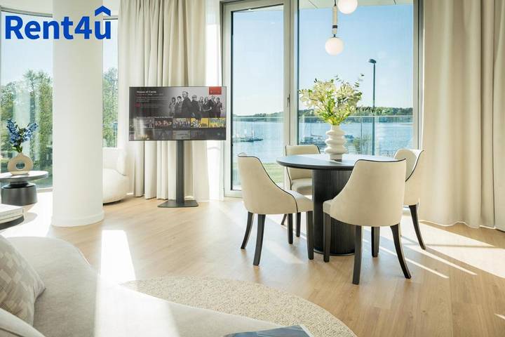 Ferienwohnung für 4 Personen, mit Terrasse und Ausblick sowie Seeblick, mit Haustier - 1