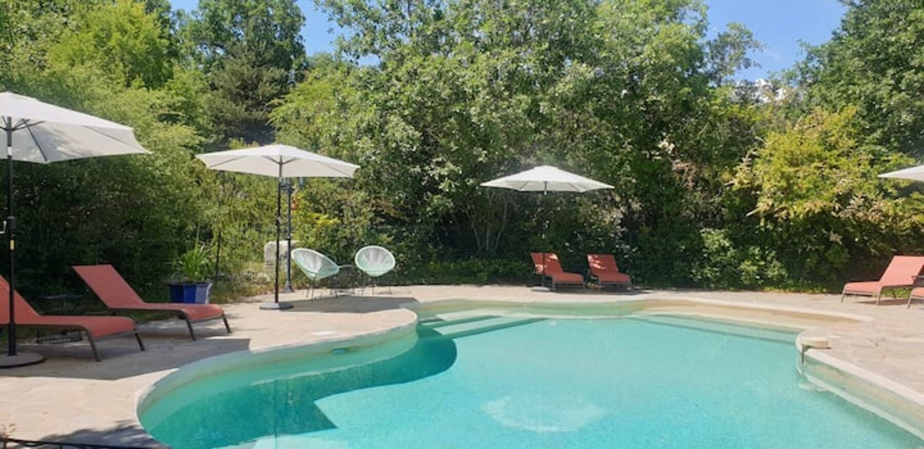 Maison 'La Buisse - Les 2 Gites' mit Bergblick, gemeinsamer Terrasse und Wlan in Simiane-la-Rotonde, Forcalquier und Umgebung