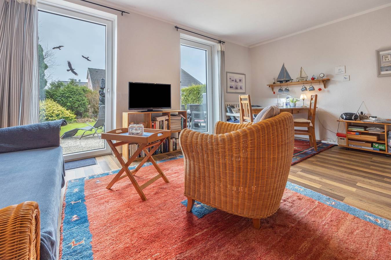 Apartamento entero, Apartamento 'Haus Erika' con terraza compartida, jardín compartido y Wi-Fi in Brunsbüttel, Canal de Kiel