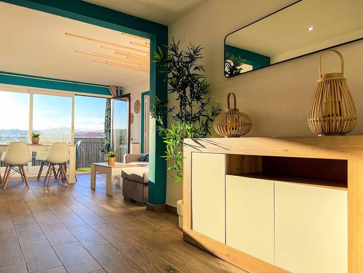 Apartamento para 6 personas, con balcón en Fenals