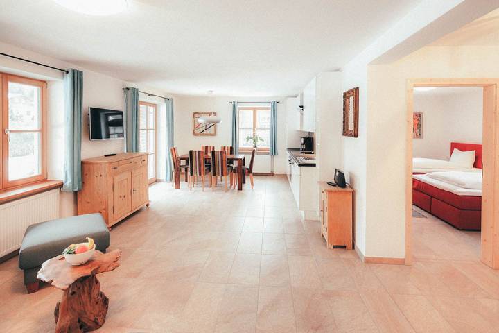 Vakantiewoning voor 5 personen, met Terras en Tuin aan de Forggensee