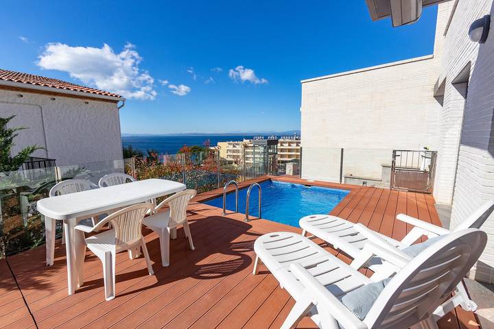 Casa rural para 7 personas, con Vistas al mar además de Balcón y Terraza en Roses - 4