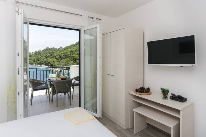 Apartament wakacyjny dla 2 osób, z widok na ocean w Mljet
