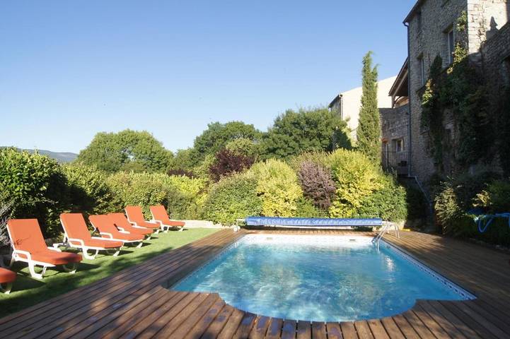 Hôtel pour 2 personnes, avec piscine ainsi que terrasse et jardin à Saint-Auban-sur-l'Ouvèze