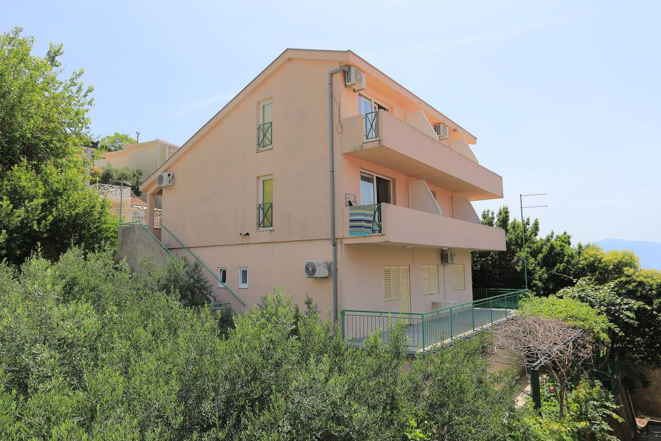 Ganze Wohnung, 1-Zimmer-Ferienwohnung mit Balkon und Meerblick Gradac, Makarska A-21172-a in Gradac, Makarska Riviera