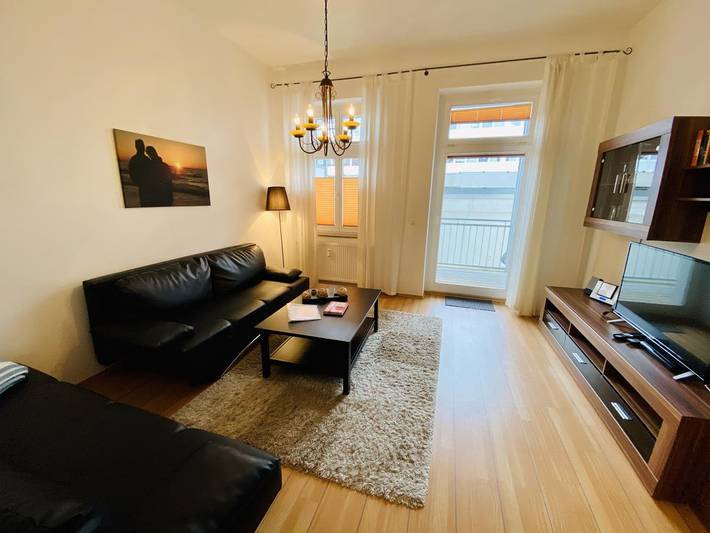 Ferienwohnung für 4 Personen, mit Balkon und Balkon/Terrasse, kinderfreundlich in Warnemünde - 3