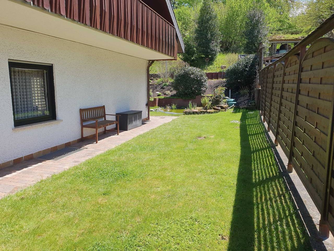 Ferienhaus Korn mitten im schönen Pfälzer Wald, Privat Haus - Fh für max. 6 Pers. Terrasse+ Balkon, Grillmöglichkeit, Liegewiese, Drei Schlafzimmer in Bruchweiler-Bärenbach, Pfalz