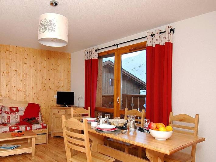 Résidence Odalys Référence Le Grand Panorama 1 - Studio 4 personen - Studio Kabine 4 Pers. in Valmeinier, Region Saint-Jean-de-Maurienne