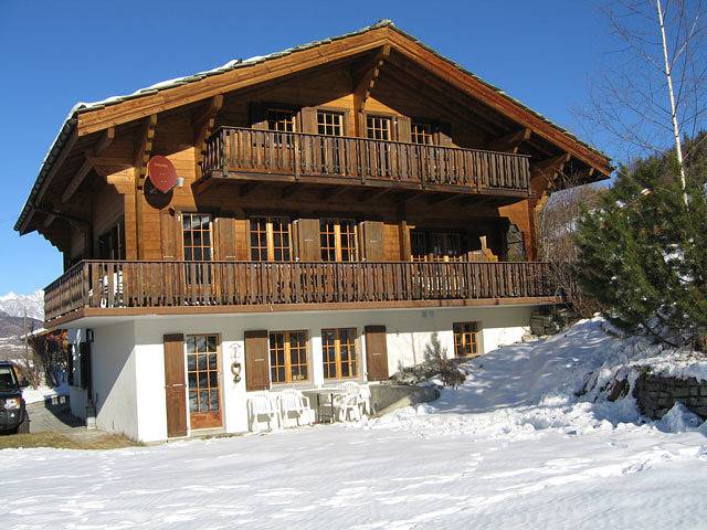 Ganze Ferienwohnung, Chalet Virginia A/B - 7-Bettwohnung 1407 in Grächen, Walliser Alpen