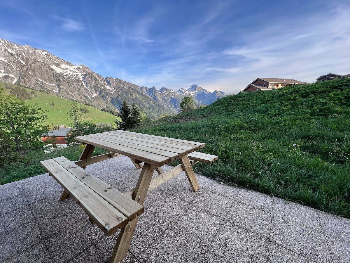 Appartement entier, La Cabane de Merdassier in Manigod, Région d'Annecy