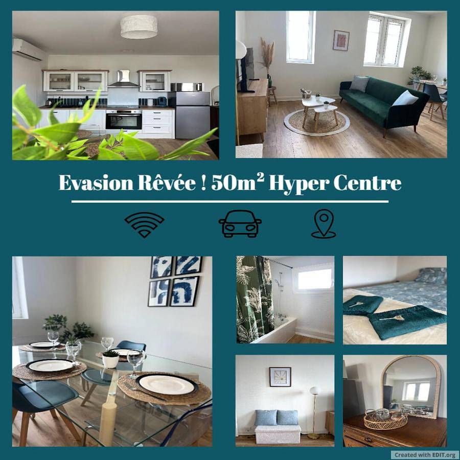 Appartement entier, Evasion Rêvée! Proche gare et clim in Marmande, Région de Marmande