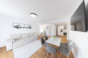 Ferienwohnung für 6 Personen, mit Balkon in Küssaberg