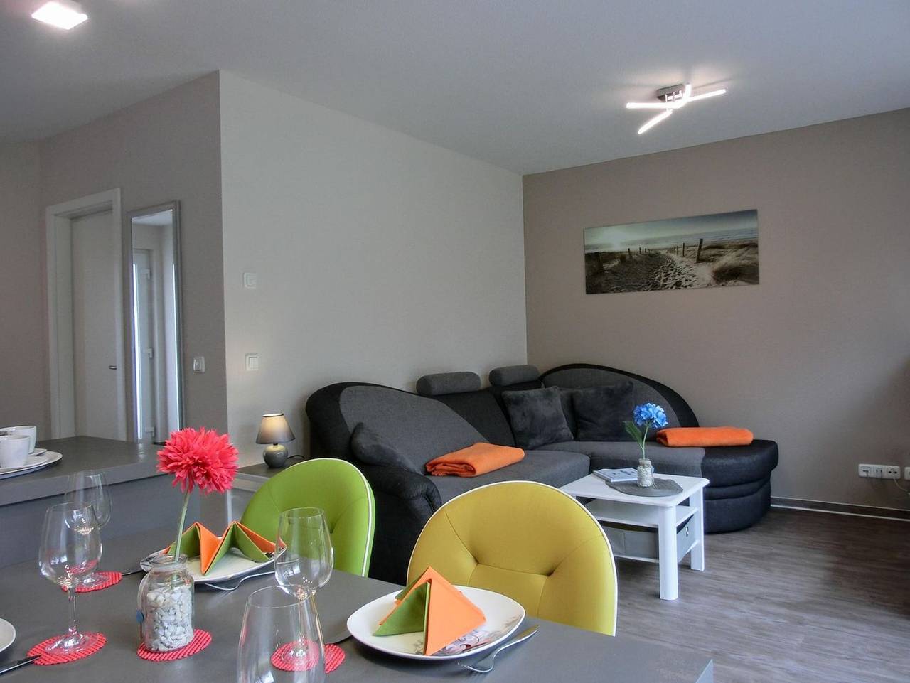 Ganze Ferienwohnung, Ferienwohnung Kwi 34 Eg "Küstenwald-Igel" - 2-Zimmer-Fewo für bis 4 Pers. mit Wlan und 2 Fahrrädern in Gelbensande, Rostock und Umgebung