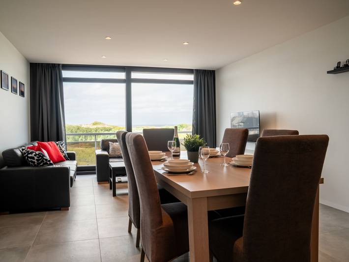 Ferienwohnung für 5 Personen, mit Garten und Balkon in Bredene