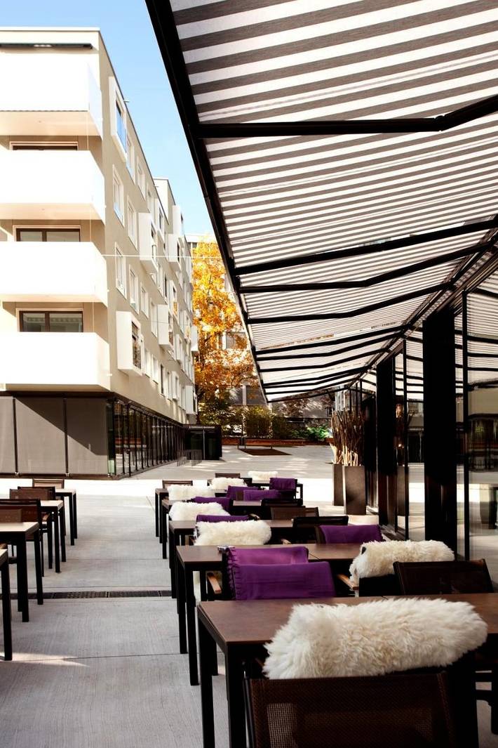 Hotel für 3 Personen, mit Terrasse
