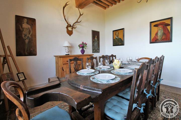 Gîte pour 10 personnes, avec jardin et piscine, animaux acceptés à Cogny - 3