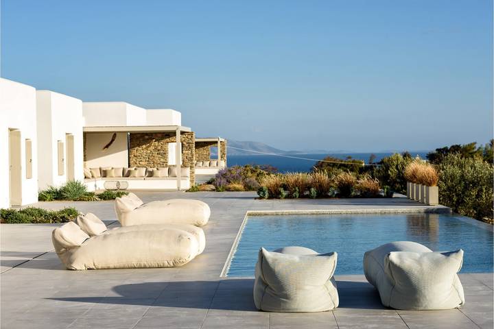 Villa pour 10 personnes, avec jardin dans Paros