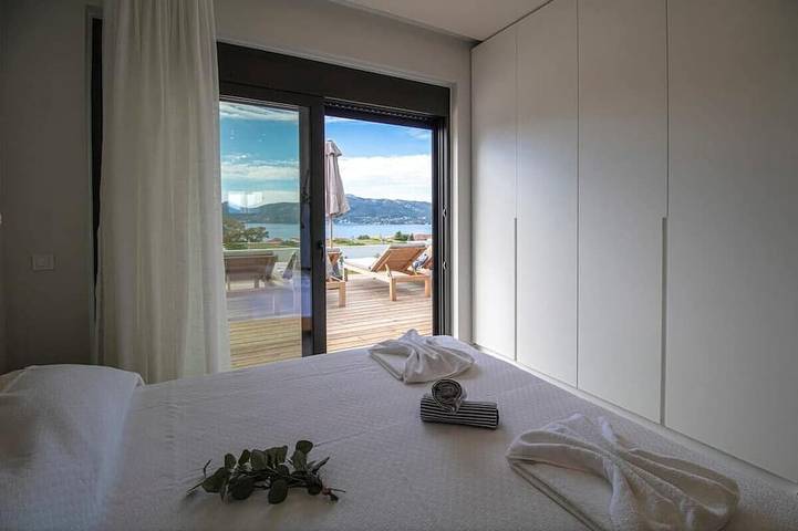 Villa Nysa 3 bed villa. Amazing sea views, private pool - option to heat in Palairos, Aitoloakarnania