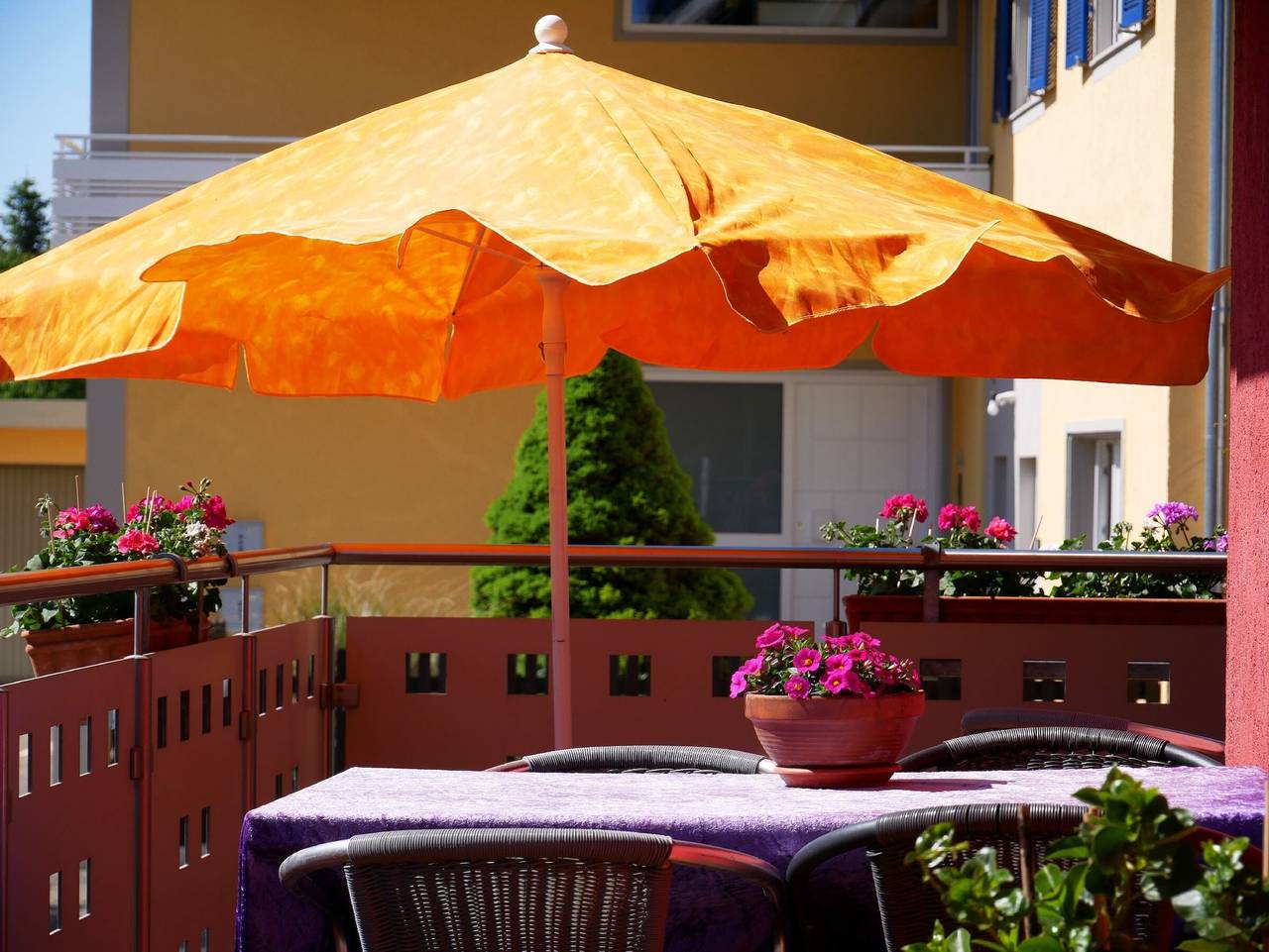 Ganze Wohnung, Ferienwohnung 'Die Große Ferienwohnung' mit Gemeinschaftsgarten, Wlan und Klimaanlage in Europa-Park, Ringsheim