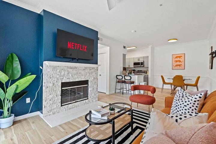 Apartamento para 3 personas, con balcón y piscina en Dallas