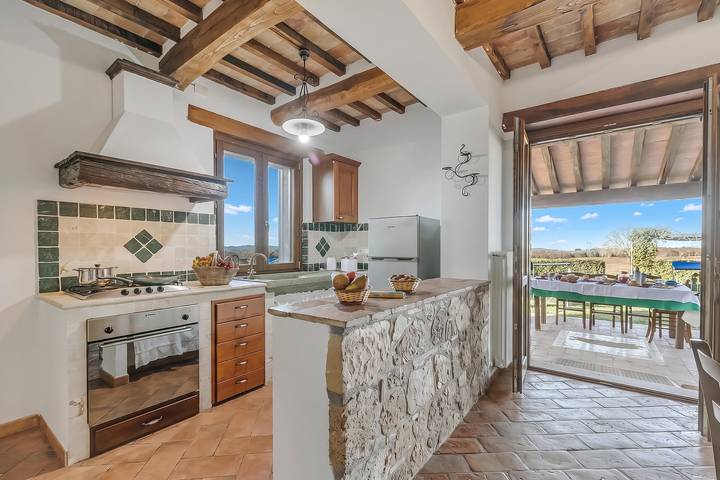 Ganze Wohnung, Sorgenti Pitigliano 1 with Shared Pool and Terrace in Pitigliano, Grosseto Provinz