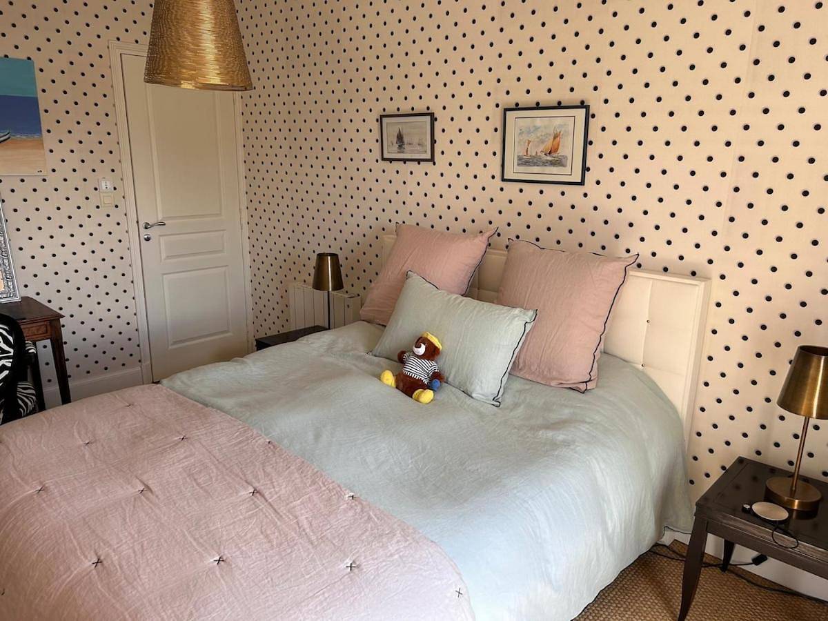 La Villa des Marronniers Grand Large Bedroom in Ouistreham, Région de Caen