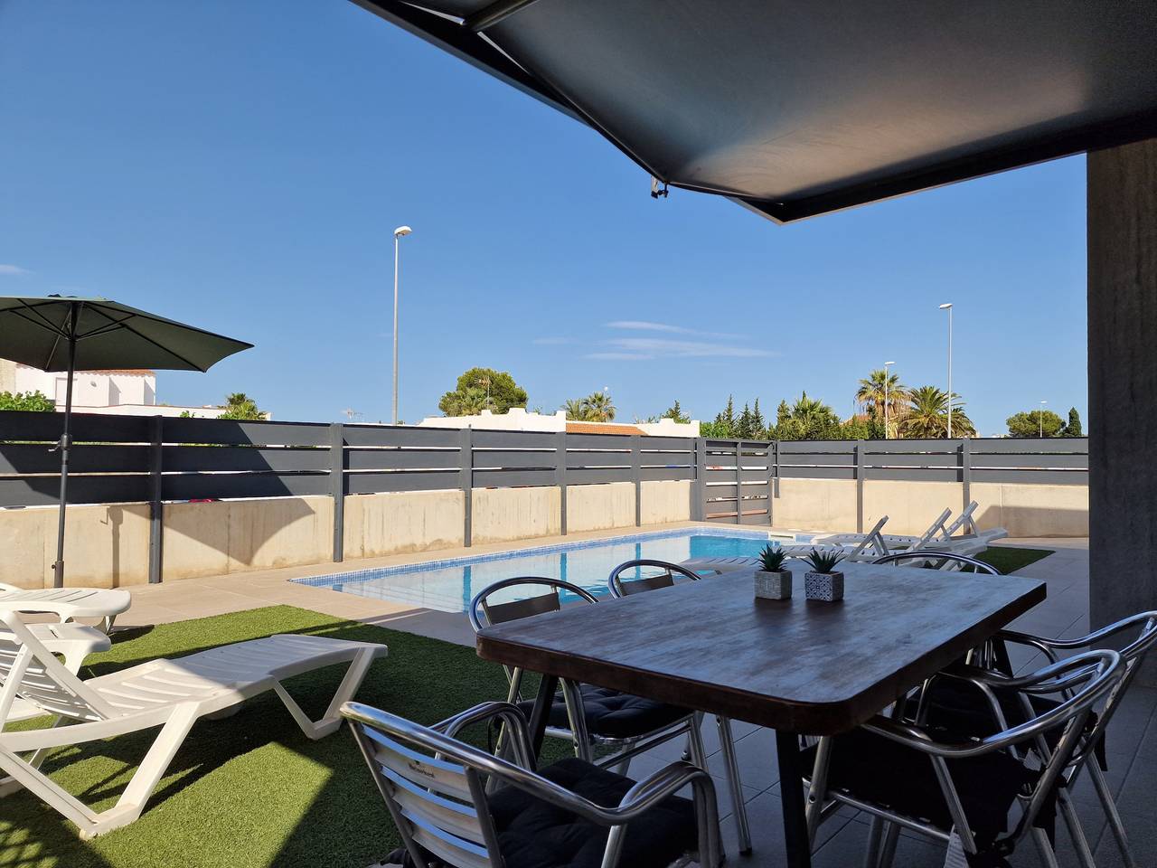 "Marc“@Marisol: 550m zum Strand, Privat-Pool, A/C, Wifi, Hundestrand in Riumar, Delta de l'Ebre