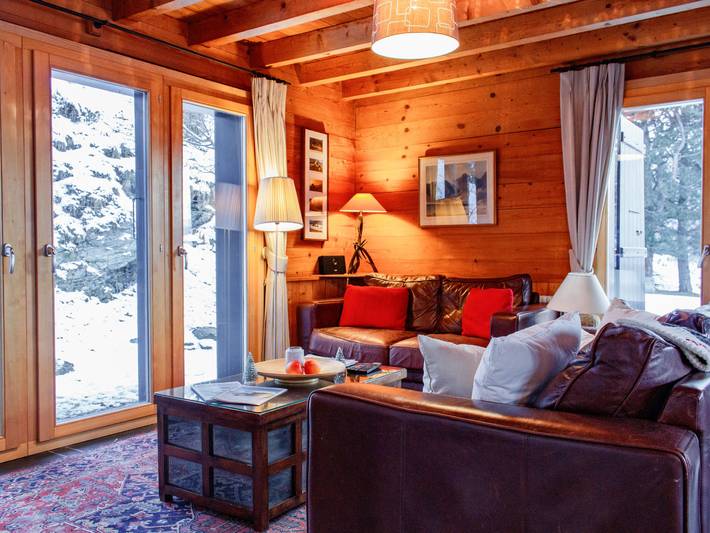 Location de vacances pour 8 personnes, avec terrasse ainsi que vue et jardin à Veysonnaz - 2