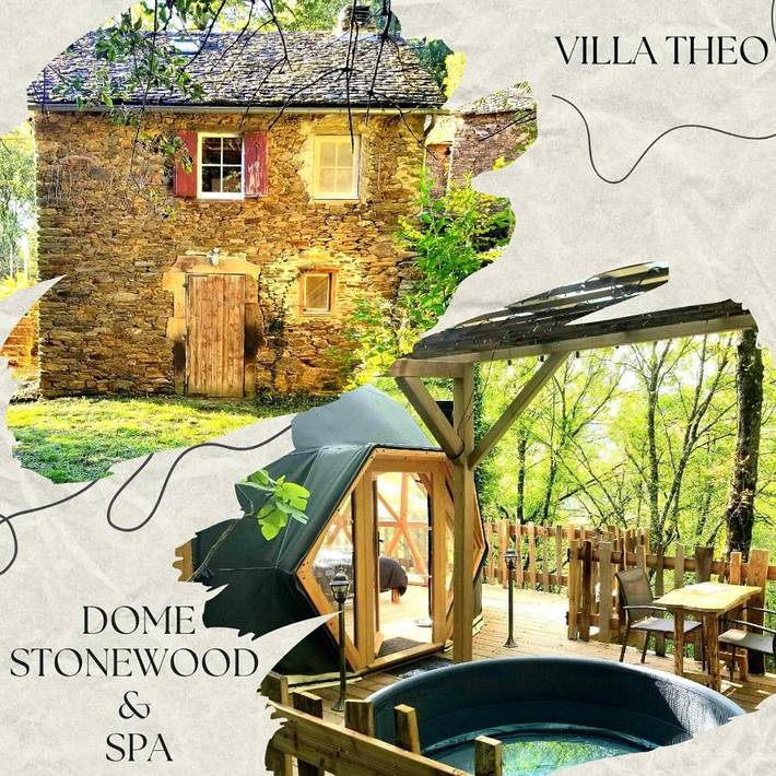 Maison de vacances pour 2 personnes, avec jardin ainsi que jacuzzi et terrasse, adapté aux familles