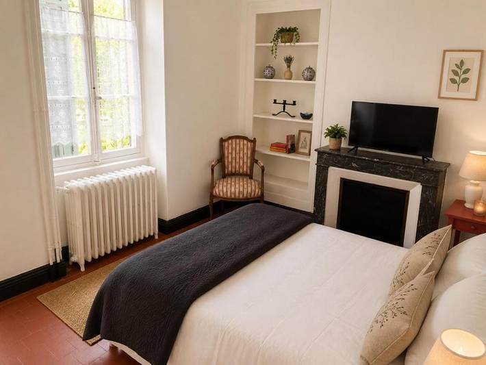 Gîte pour 6 personnes, avec vue et jardin à Saint-Honoré-les-Bains