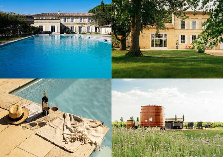 Location de vacances pour 2 personnes, avec jardin et vue à Néac