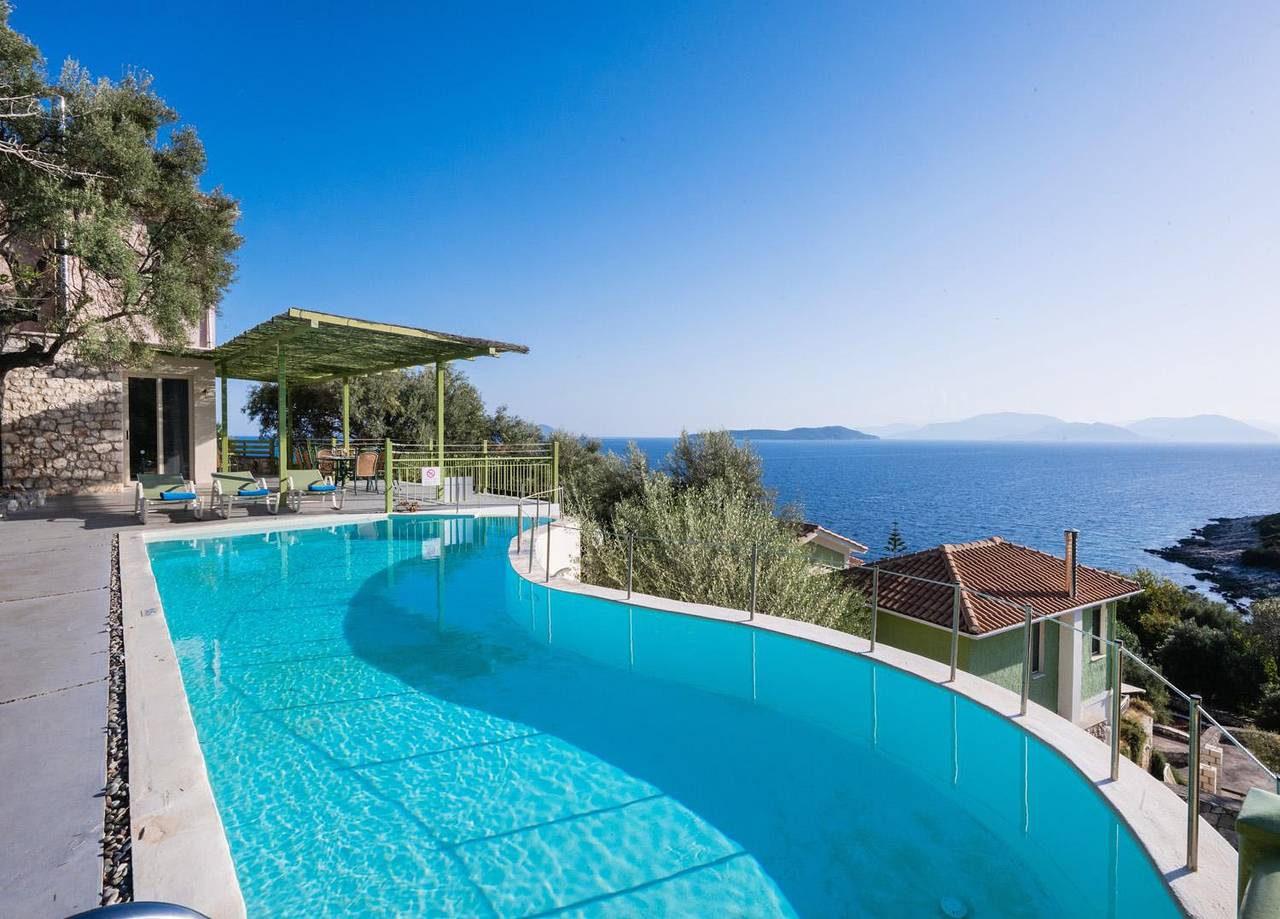 Villa voor 6 personen met balkon in Syvota (Lefkada), Griekenland