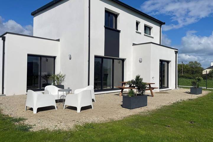 Ferienhaus für 7 Personen, mit Garten