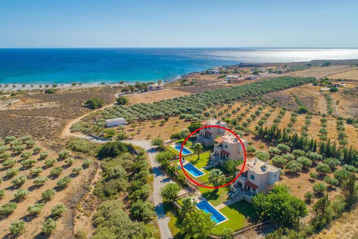 Villa für 5 Personen, mit Garten und Meerblick auf Kreta - 2