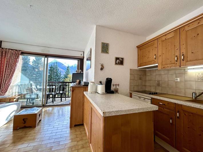 Apartamento entero, Estudio con balcón y estacionamiento - Briançon 4 pers in Briançon, Serre Chevalier