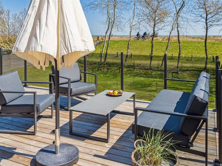 Ferienhaus mit Meerblick für 8 Personen, mit Terrasse